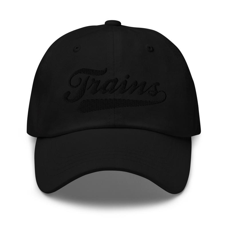 Trains Cap Black