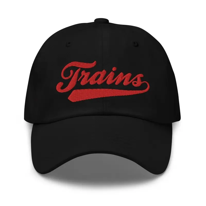 Trains Cap Red